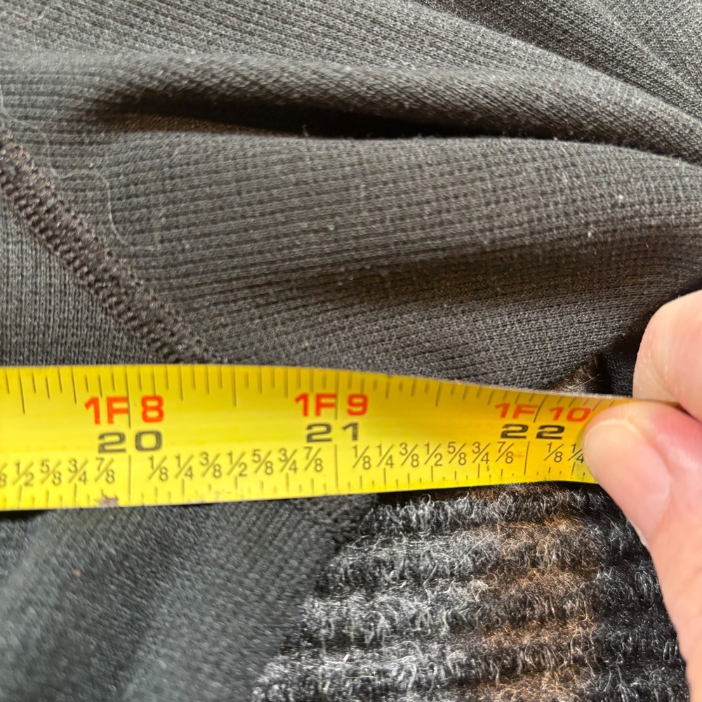 Patagonia Capilene 2 Lightweight Mens Black Quarter Zip Base Layer 44005 L - Picture 8 of 8